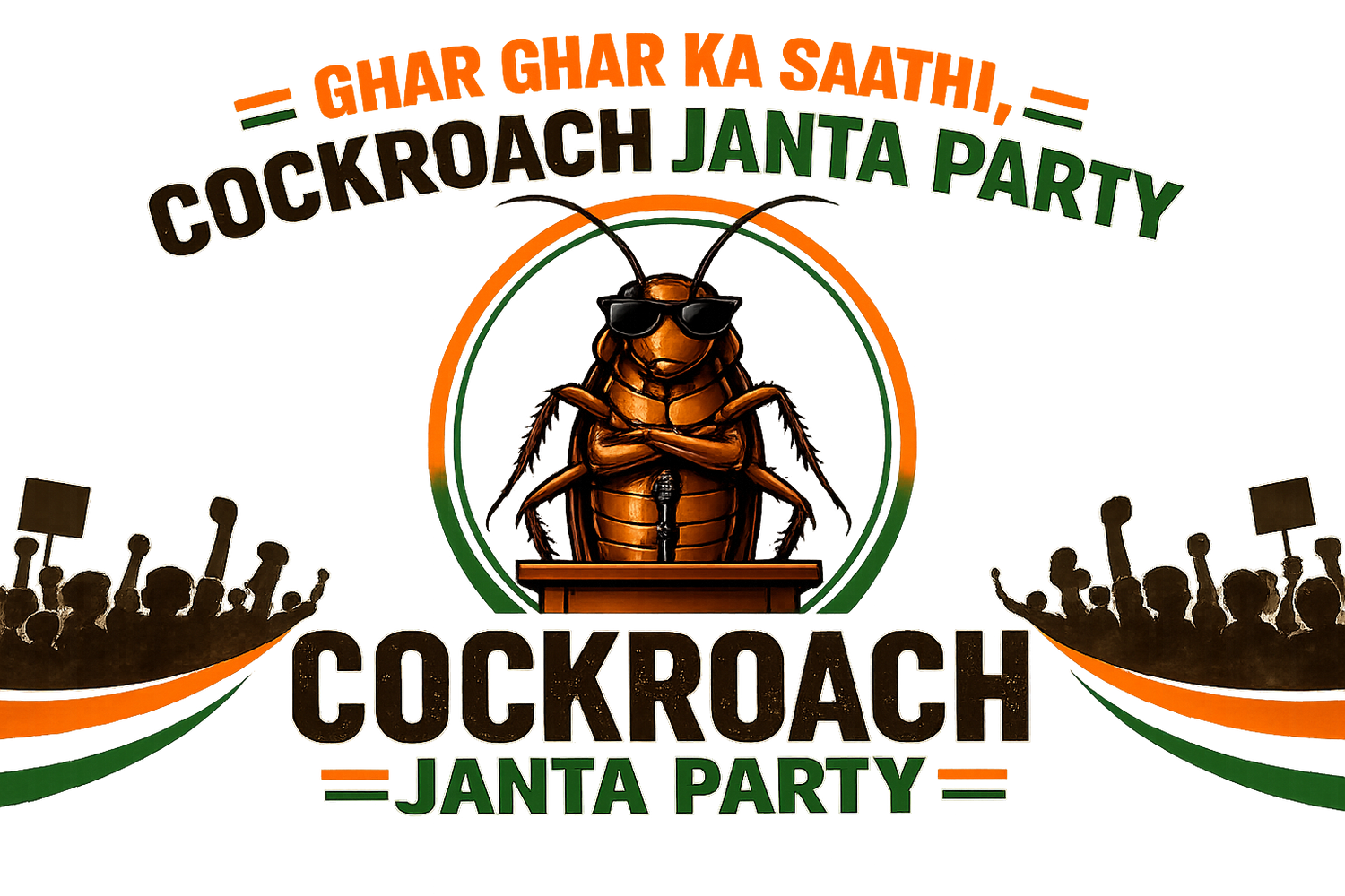 Cockroach Janta Party T-shirts
